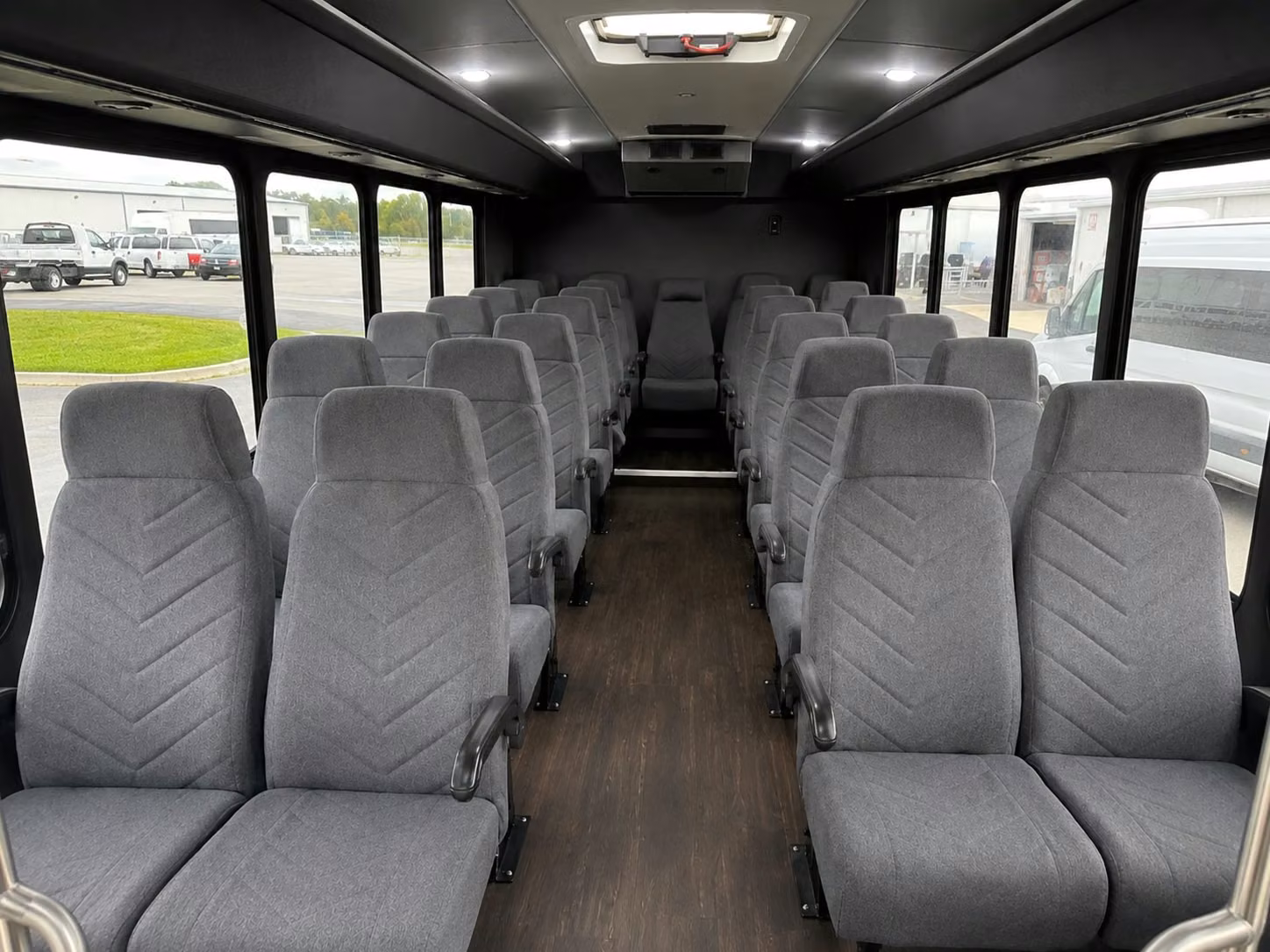 15 passenger minibus interior
