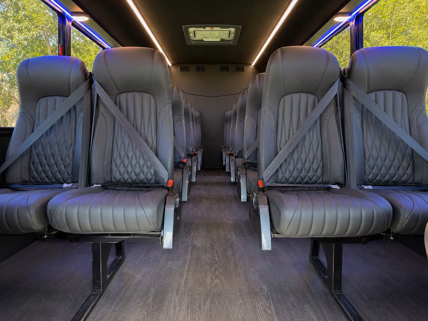 20 passenger minibus interior