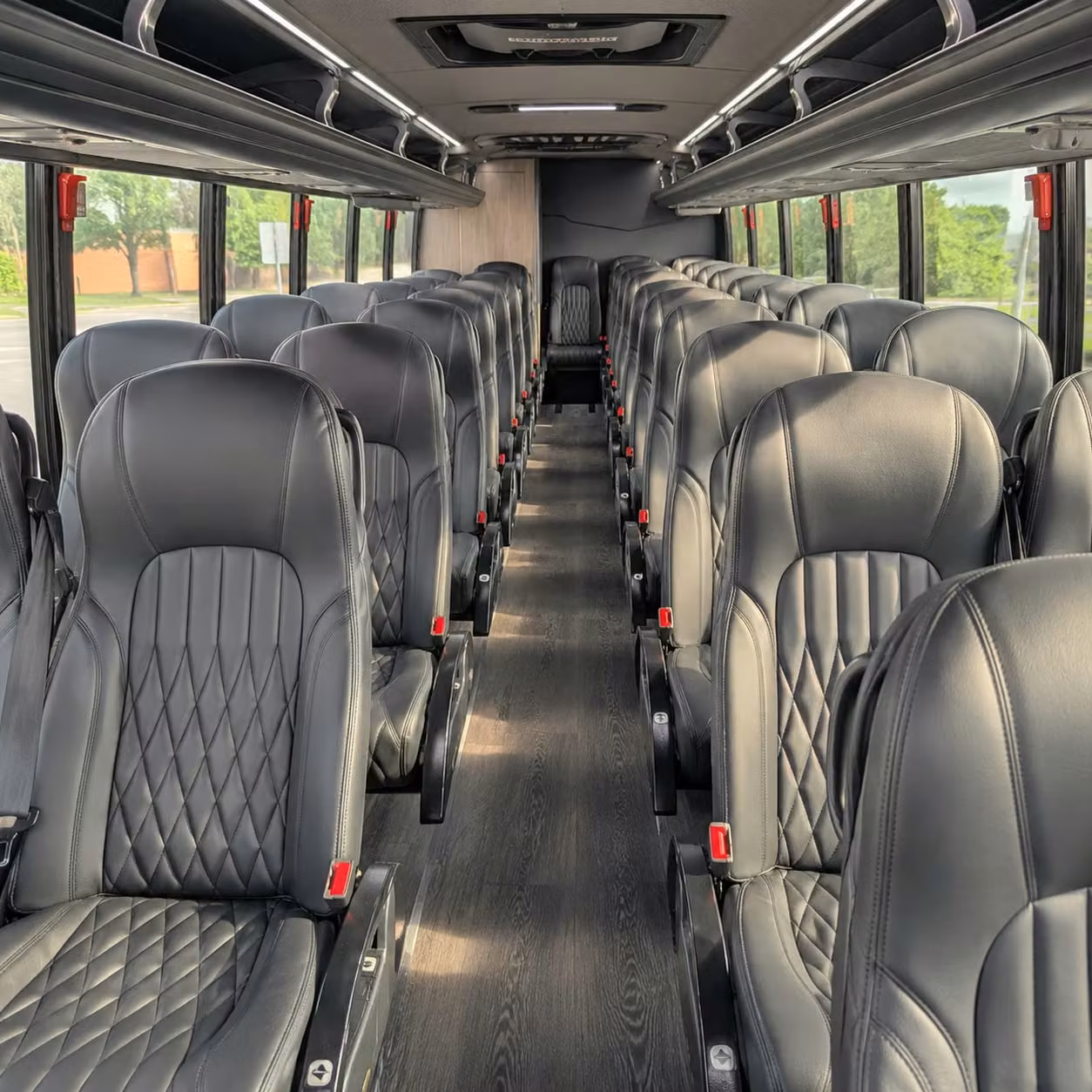 25 passenger minibus interior