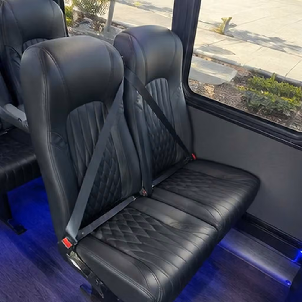 28 passenger minibus inside