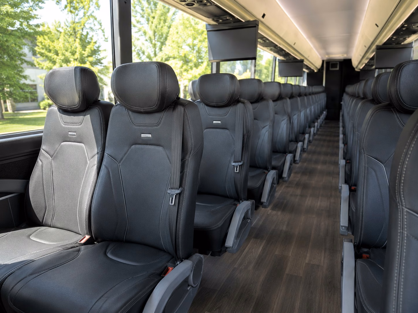 laredo charter bus rental inside