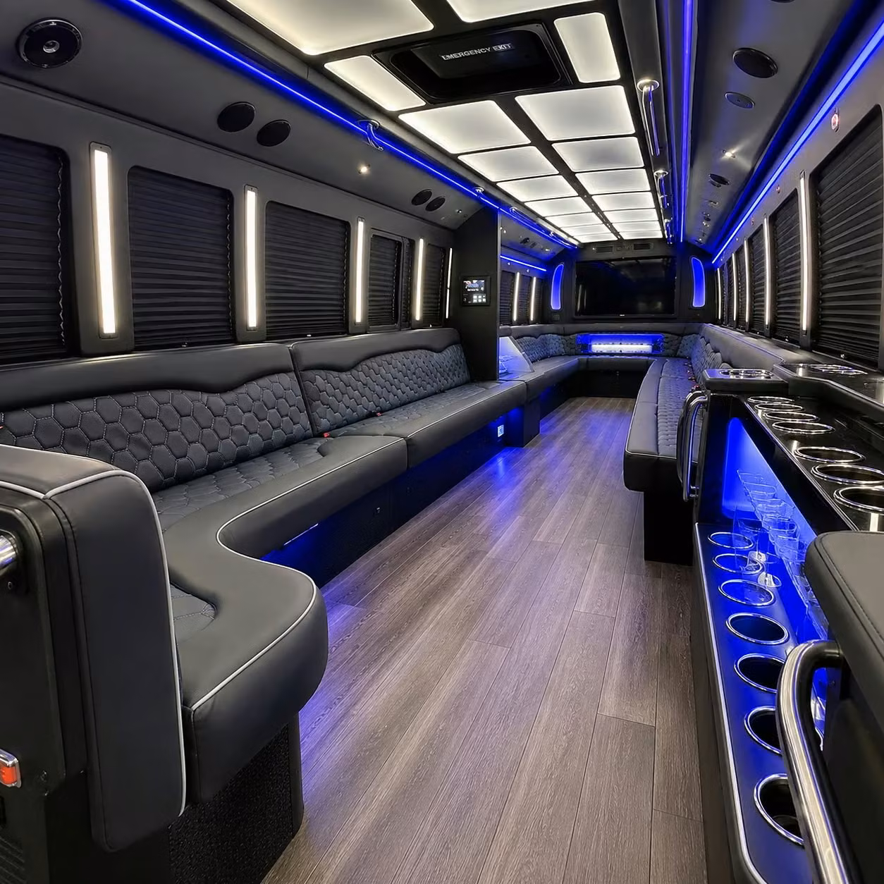 party bus interior