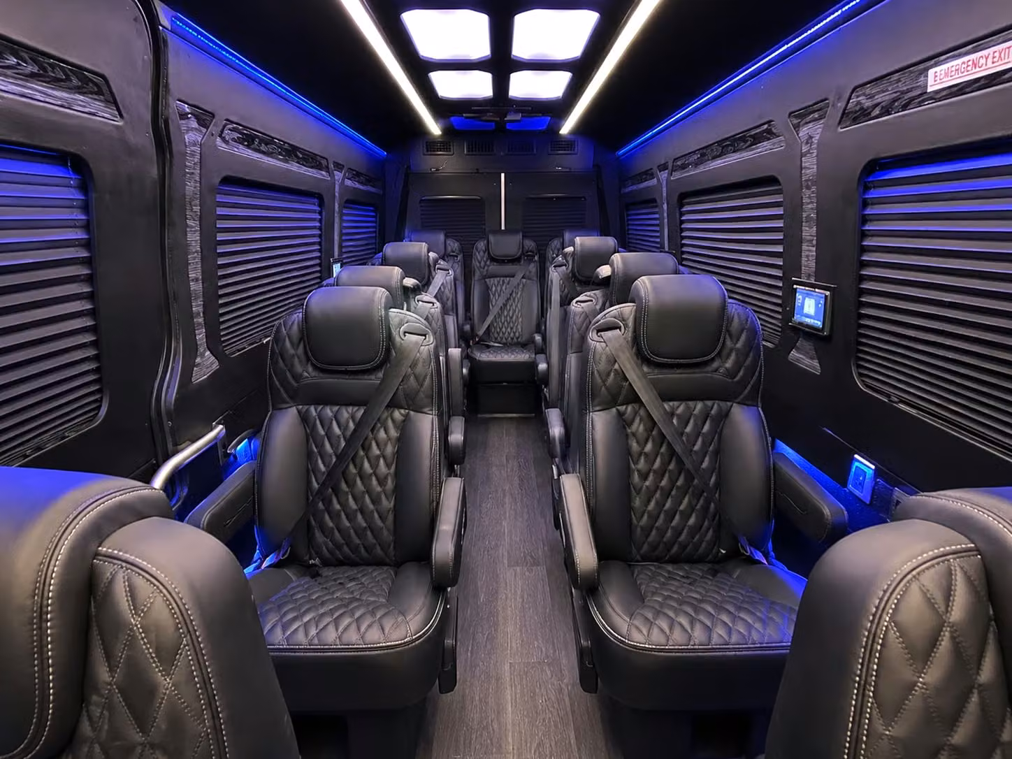 sprinter van with driver inside