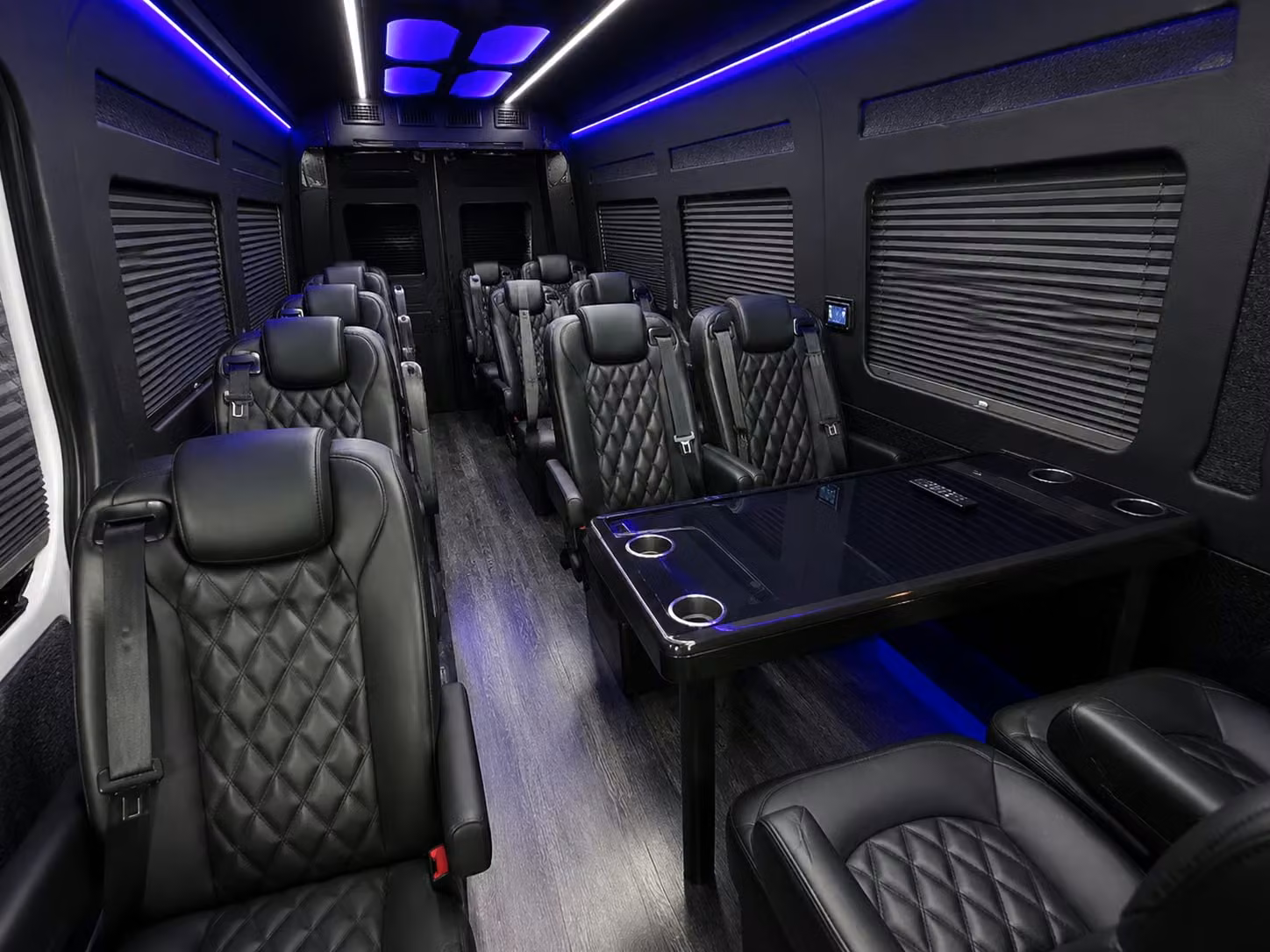 sprinter van with driver interior